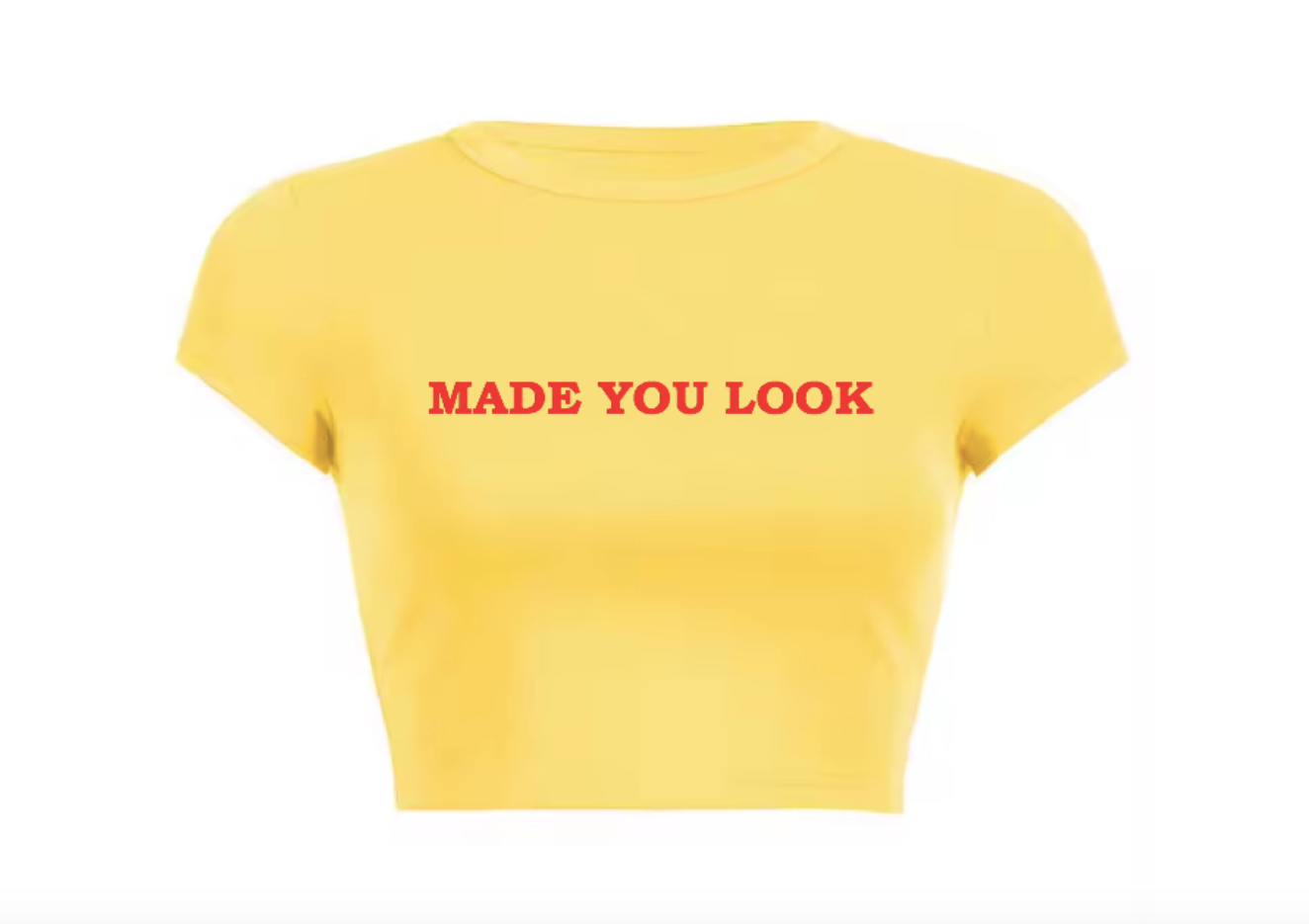 Made You Look Crop Top