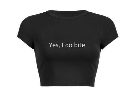 Yes I do Bite Crop Top