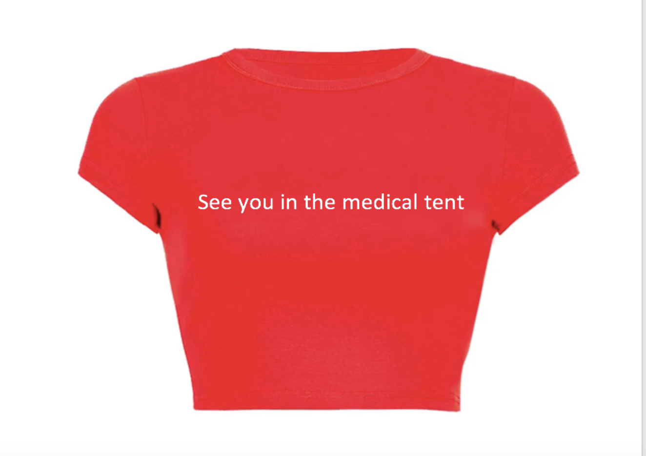 Medical Tent Crop Top