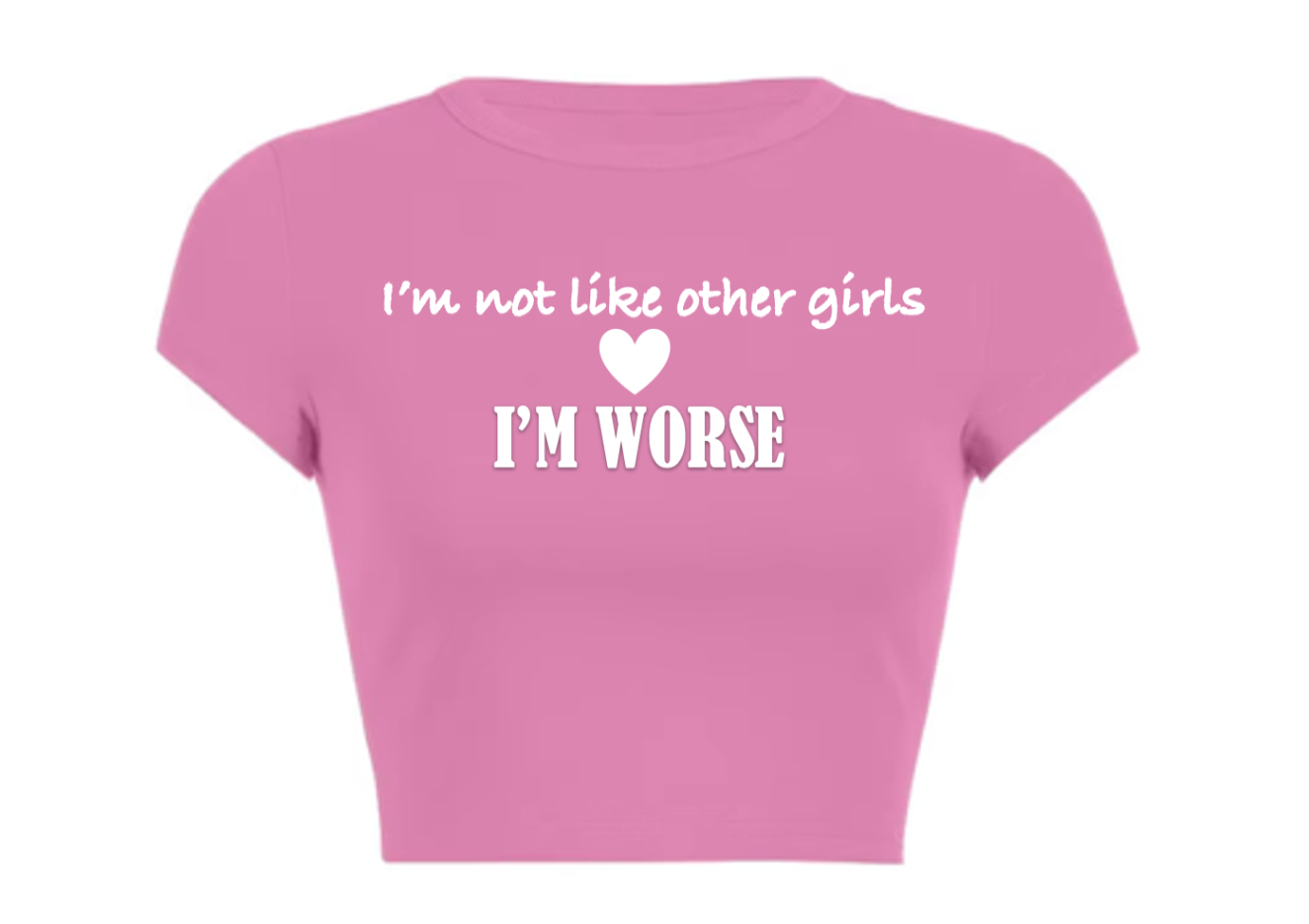 Not Like Other Girls Crop Top